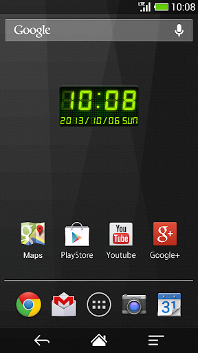 LED clock widget -Me Clock - Image screenshot of android app