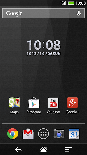 Steel clock widget -Me Clock - Image screenshot of android app