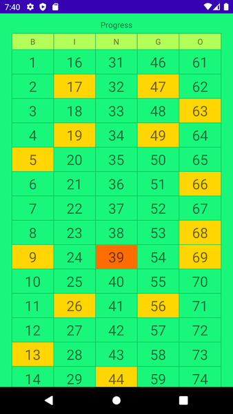 Bingo Machine - عکس برنامه موبایلی اندروید