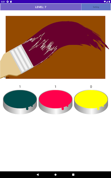 Mixing Colors - Gameplay image of android game