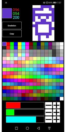 ۸bit Pixel art Painter Free - عکس برنامه موبایلی اندروید