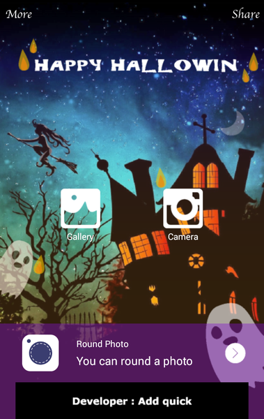 Halloween Camera - Image screenshot of android app