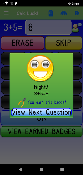 Calc Luck! - Image screenshot of android app