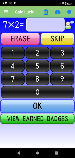Calc Luck! - Image screenshot of android app