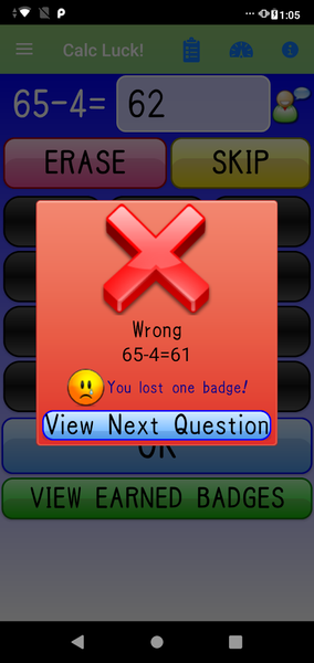 Calc Luck! - Image screenshot of android app