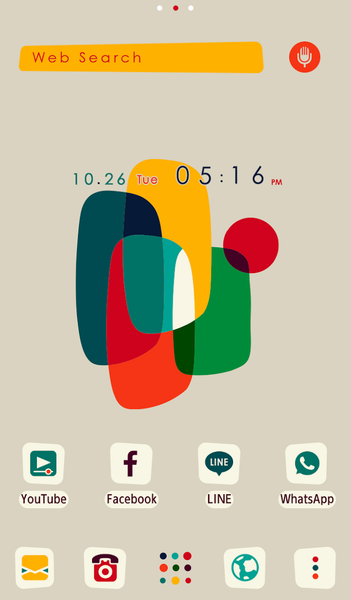 Abstract Theme +HOME - Image screenshot of android app