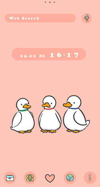 Little Ducklings Theme +HOME - Image screenshot of android app