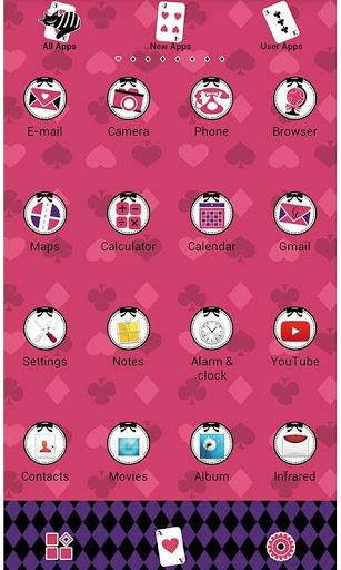 Alice and theCheshireCat Theme - Image screenshot of android app