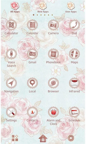 Cute Theme-Rosy Alice- - عکس برنامه موبایلی اندروید