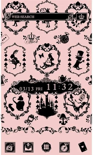 icon & wallpaper-Alice Gothic- - Image screenshot of android app