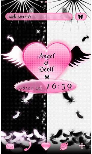 Gothic Theme Angel & Devil - عکس برنامه موبایلی اندروید