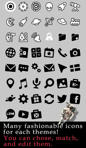 Space wallpaper-Astronaut- - Image screenshot of android app