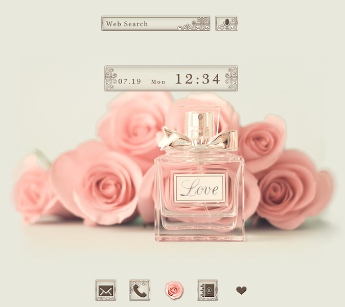 Rose＆Perfume Theme - Image screenshot of android app