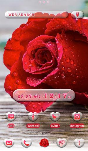 Rose Drops Theme - Image screenshot of android app