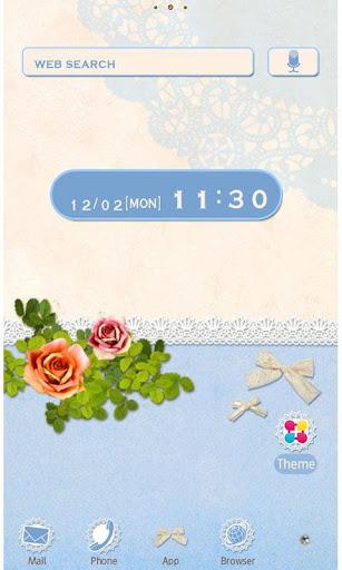 Chic Wallpaper Powder Rose - Image screenshot of android app
