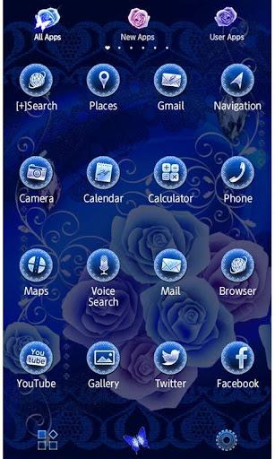 ★FREE THEMES★Blue Papillon - عکس برنامه موبایلی اندروید