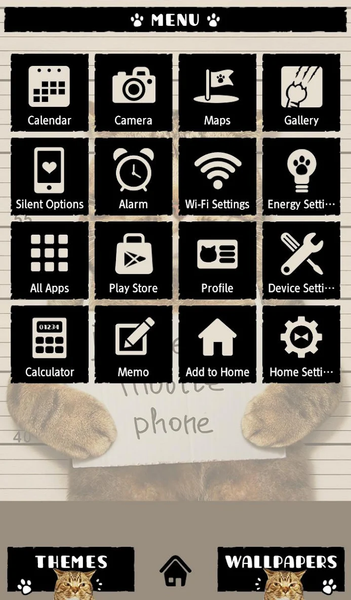 Cat Mug Shot Theme - Image screenshot of android app