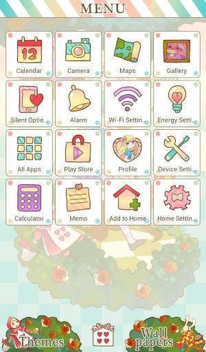 Colorful Alice +HOME Theme - Image screenshot of android app