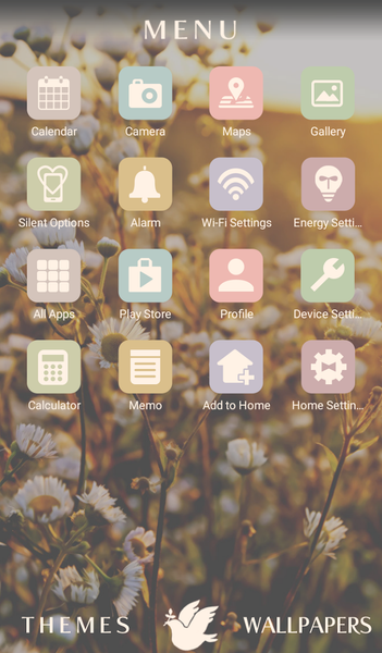 Colorful Icons Theme +HOME - Image screenshot of android app
