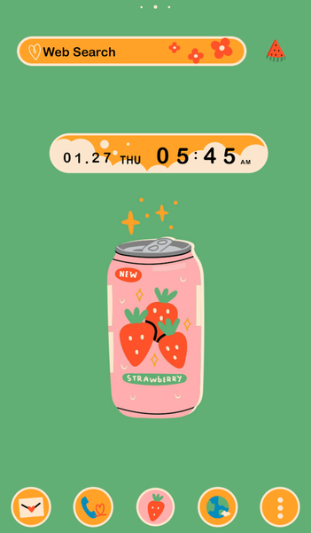 Colorful Juice Theme +HOME - عکس برنامه موبایلی اندروید