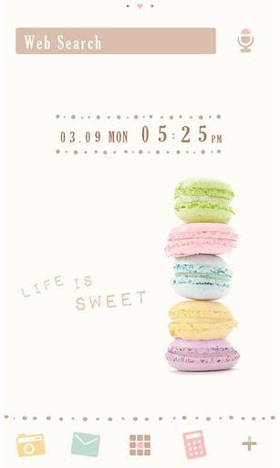 Sweet Wallpaper-Macarons!- - Image screenshot of android app