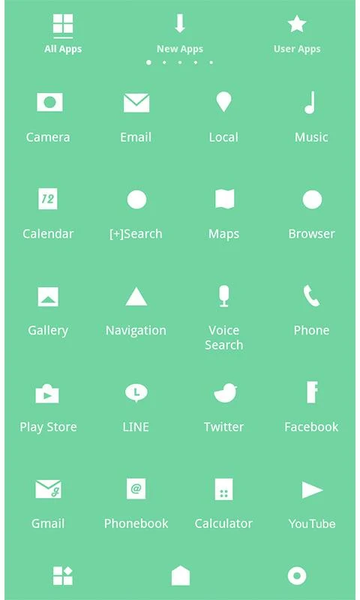 icon&wallpaper 7 Simple Colors - عکس برنامه موبایلی اندروید