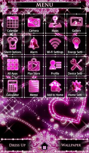 Fantasy Wallpaper Cosmo Heart Theme - Image screenshot of android app