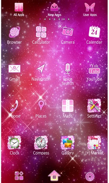 Wallpaper Cosmic Butterflies - عکس برنامه موبایلی اندروید