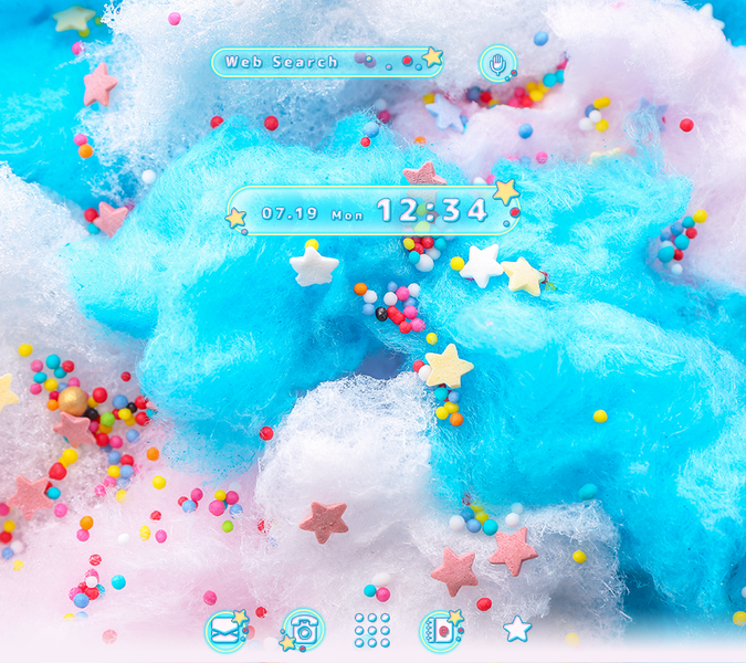 Cotton Candy Theme - Image screenshot of android app