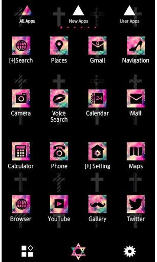 Crosses on Black Wallpaper - Image screenshot of android app