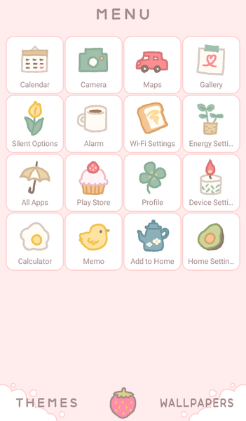 Cute Juice Theme +HOME - Image screenshot of android app