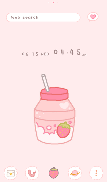 Cute Juice Theme +HOME - Image screenshot of android app