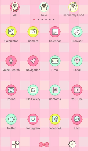 Alpaca Cutie Pie Theme +HOME - عکس برنامه موبایلی اندروید