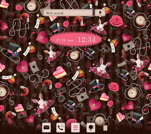 Dark Alice in Wonderland Theme - Image screenshot of android app