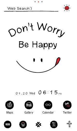 Don't Worry Be Happy Theme - عکس برنامه موبایلی اندروید