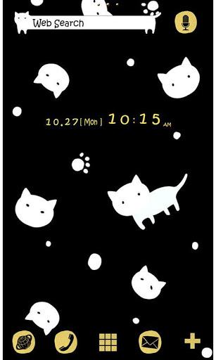 Cute Wallpaper Dots 'n' Cats - Image screenshot of android app
