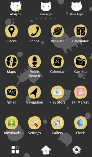 Cute Wallpaper Dots 'n' Cats - Image screenshot of android app