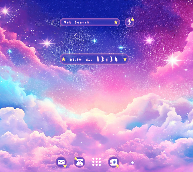 Dreaming Sky Theme +HOME - Image screenshot of android app