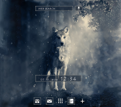 Fantasy Wolf Theme - عکس برنامه موبایلی اندروید