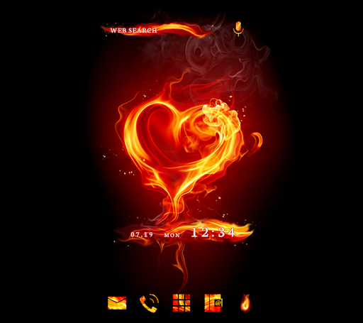 Fire Love Theme - عکس برنامه موبایلی اندروید