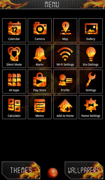 Fireball +HOME Theme - عکس برنامه موبایلی اندروید