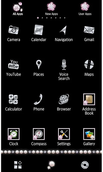 Jewel Theme Diamond Flower - Image screenshot of android app