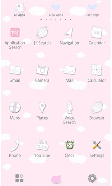 Cute Theme Fluffy Love - Image screenshot of android app