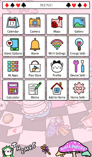 Cats in Wonderland Theme - Image screenshot of android app