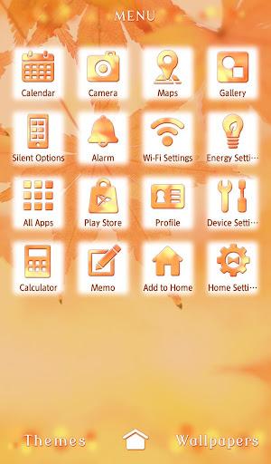Fall Leaves Theme +HOME - Image screenshot of android app