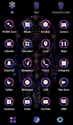 Galaxy Dreamcatcher Theme - Image screenshot of android app