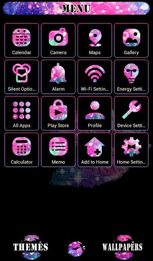Galaxy Lips Theme - Image screenshot of android app