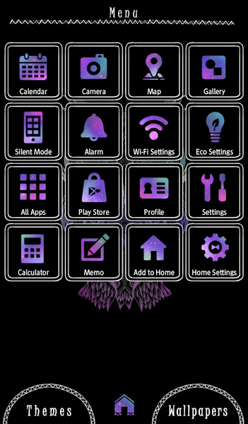 Galaxy Owl Theme +HOME - عکس برنامه موبایلی اندروید