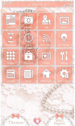 Cute Theme-Girly Eiffel Tower- - Image screenshot of android app