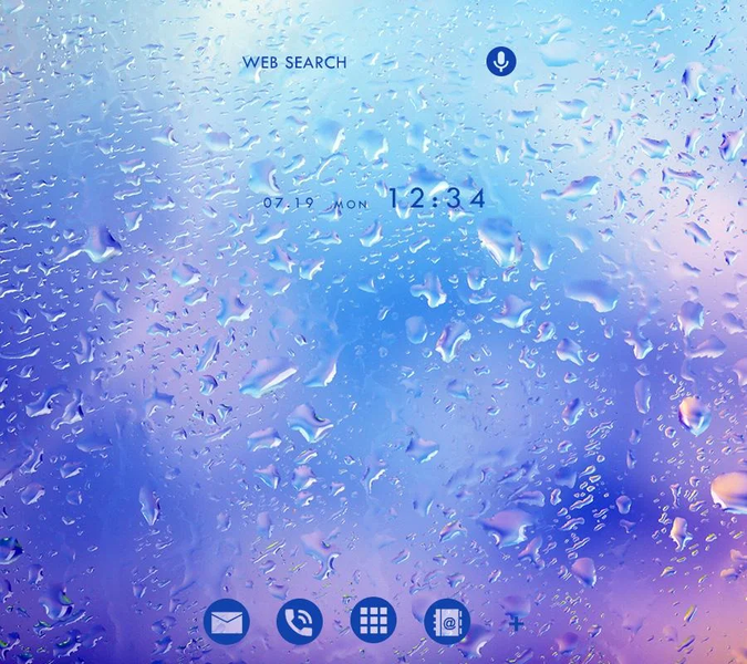 Glass Color +HOME Theme - Image screenshot of android app